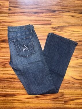 7 For All Mankind Women's Boot Cut Jeans - Dark Blue